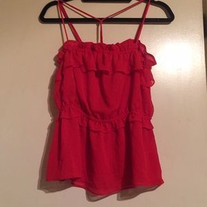 Red H&M Cross Back Tank